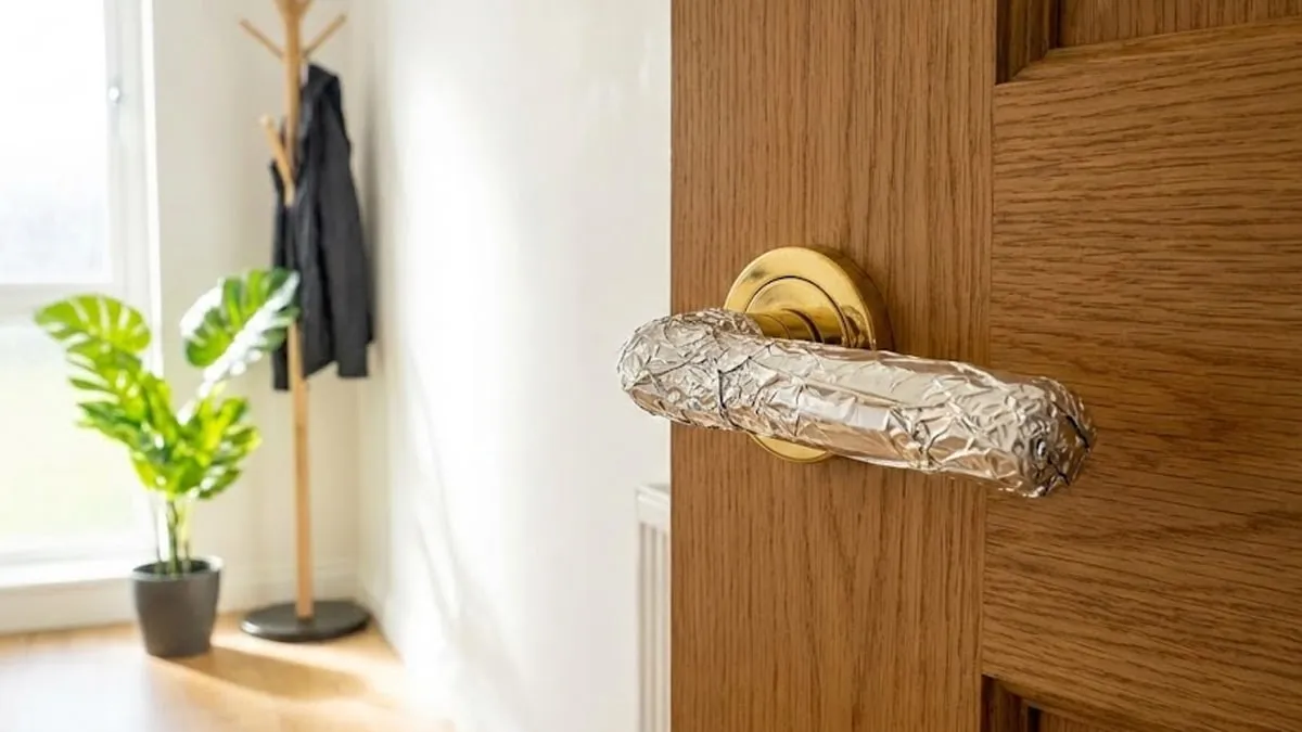 Waarom steeds meer huishoudens aluminiumfolie om deurklinken wikkelen (en het onverwachte gevolg)