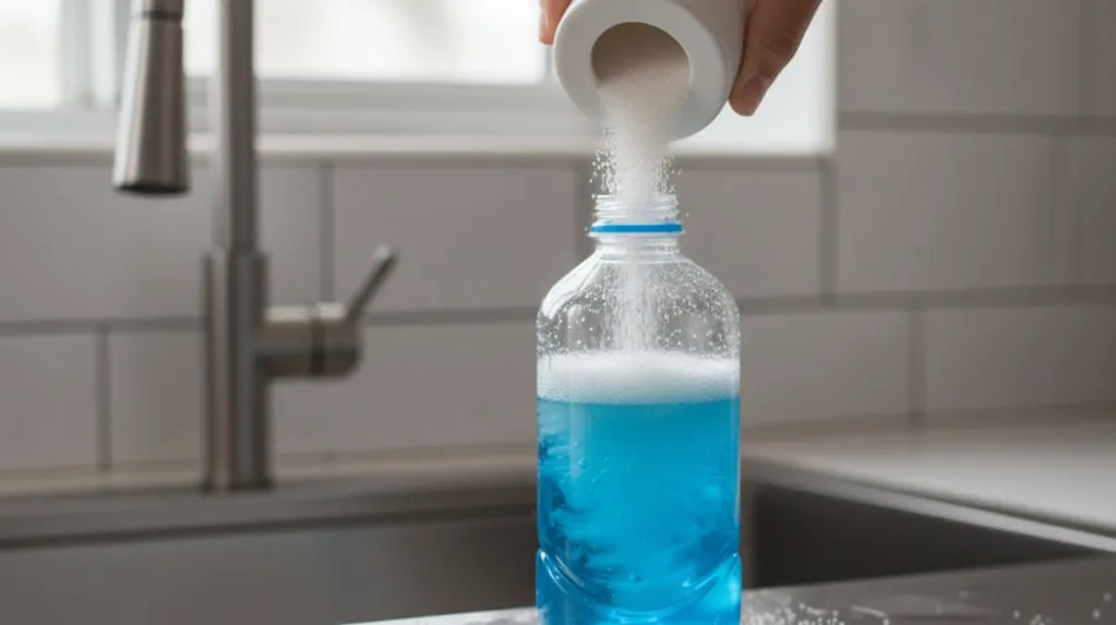 Suiker en detergent: een verrassende huishoudtip die echt werkt